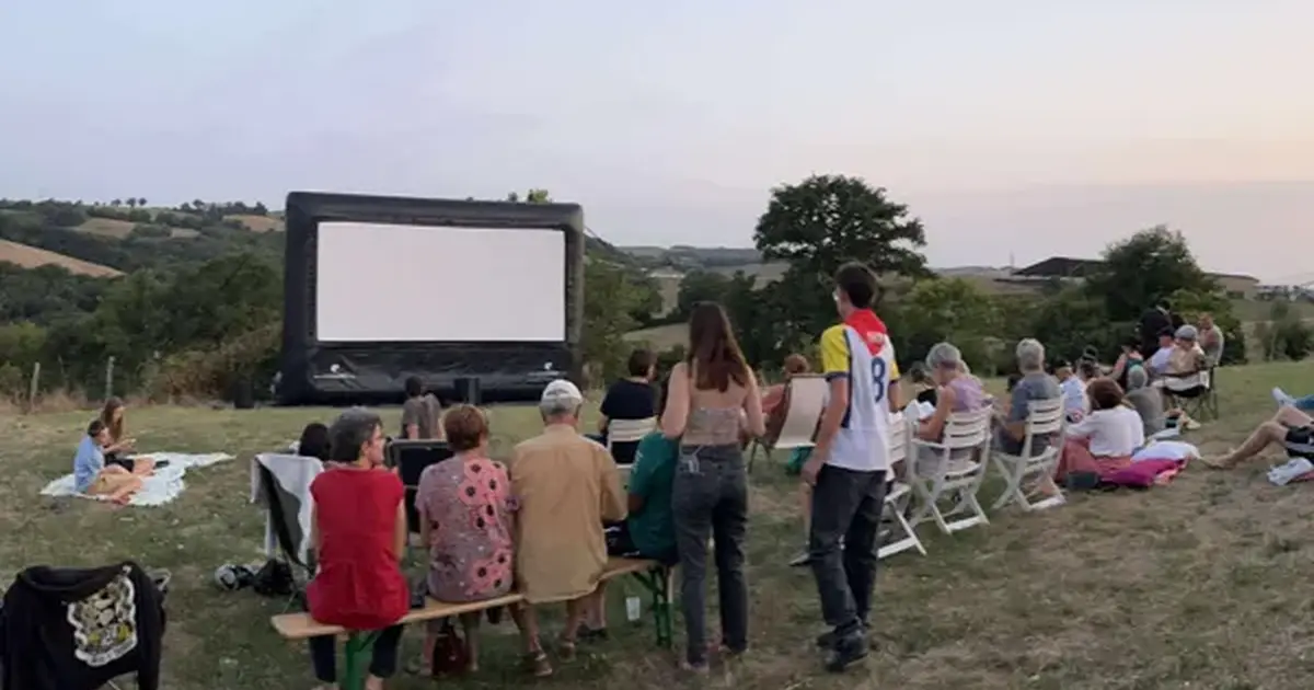 Cinéma en plein air - Maison de la Châtaigne