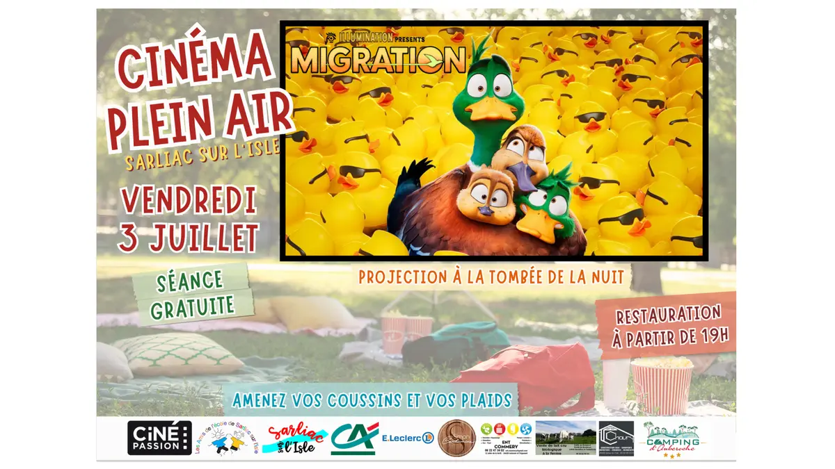 Cinéma en plein air : Migration