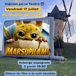 Cinéma en plein air organisé par La Tanière