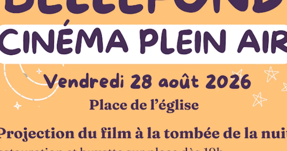Cinéma en plein air: « Un p’tit truc en plus »