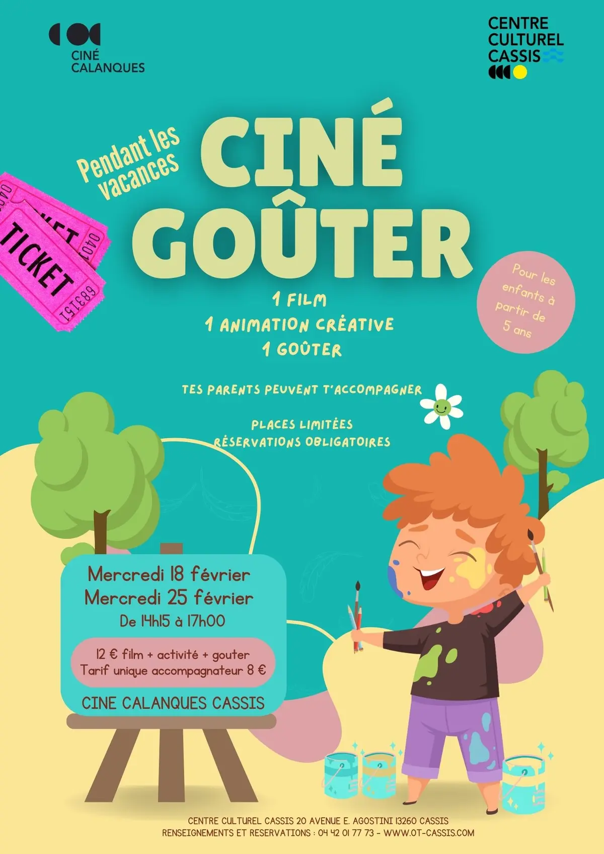 Cinéma Goûter pour les enfants - 15 avril 2026