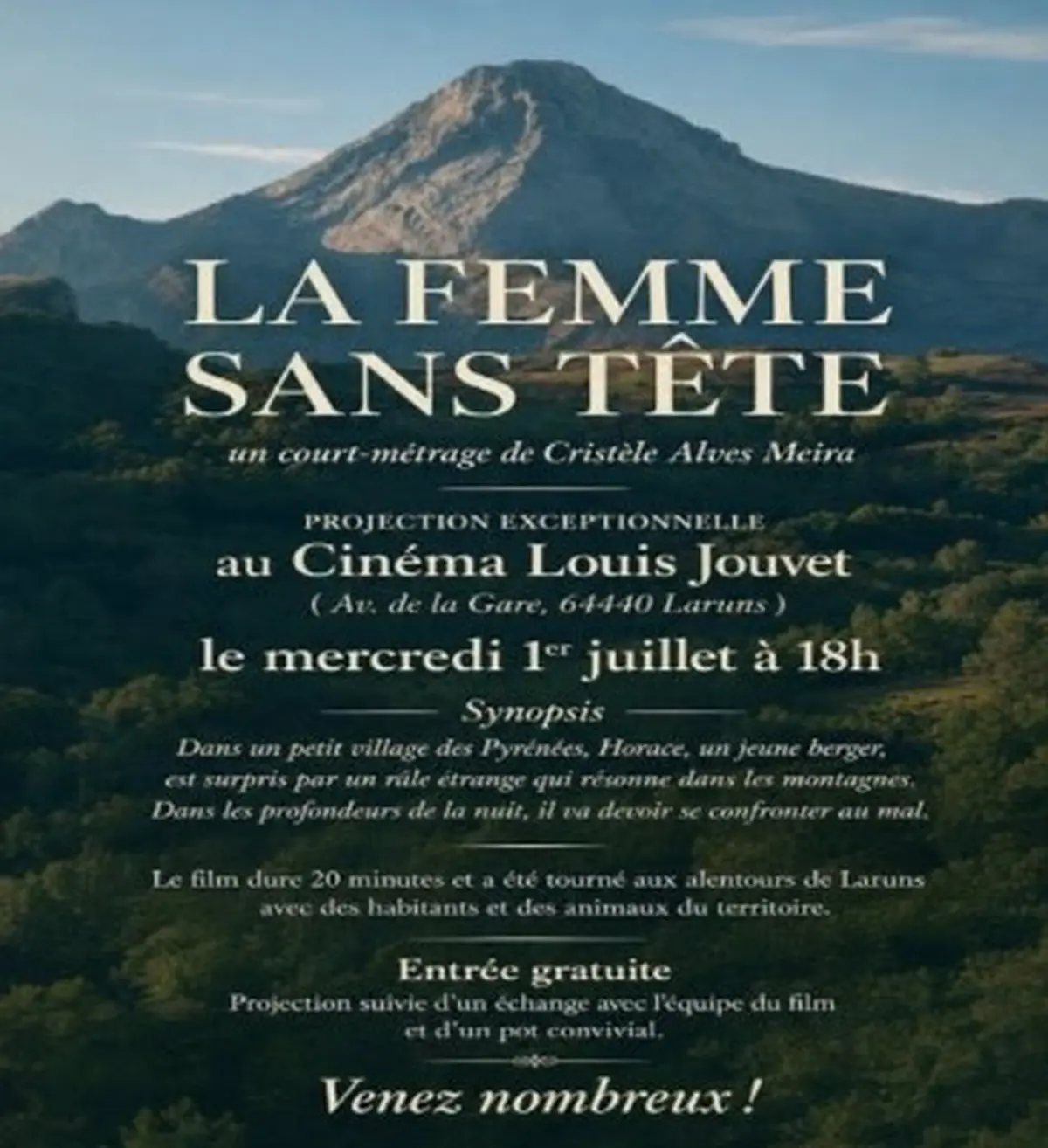 Cinéma Laruns : Conférence La femme sans tête