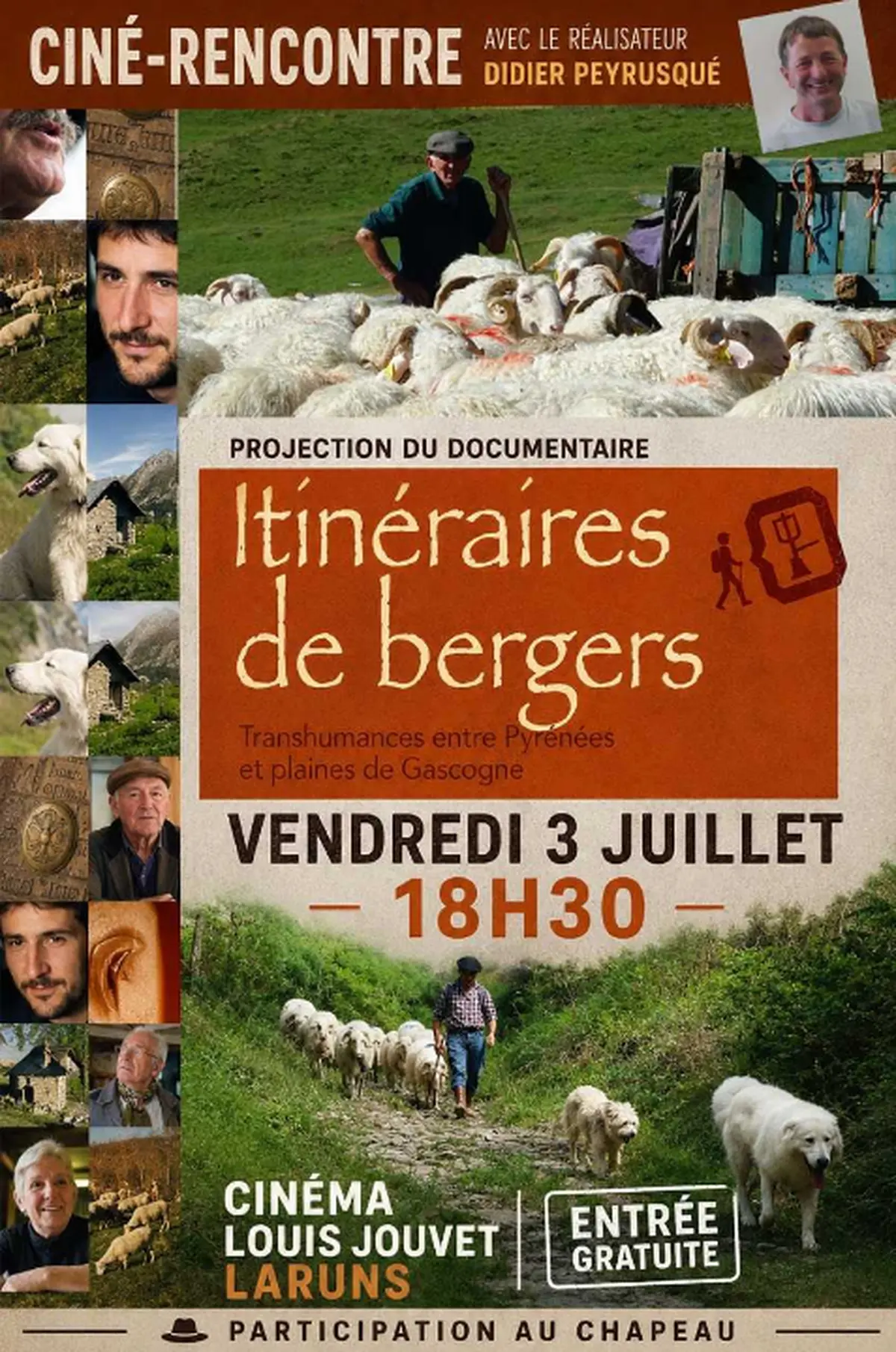 Cinéma Laruns : Itinéraires de Bergers