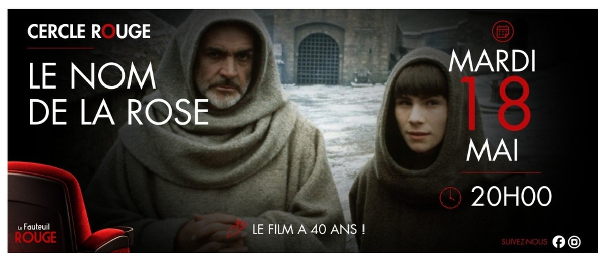 Cinéma - Le Cercle Rouge Le nom de la rose