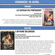 Cinéma : Le gâteau du président et L'affaire Bojarski