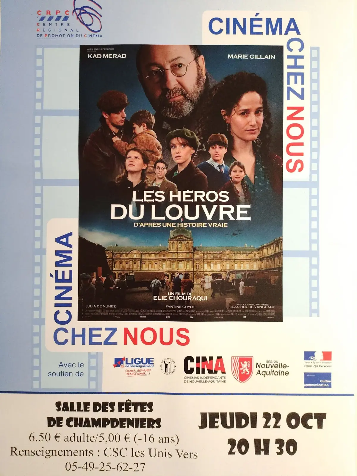 Cinéma : Les héros du Louvre