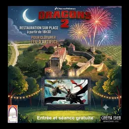 Cinéma plein air au Château de Benauge : Dragons 2