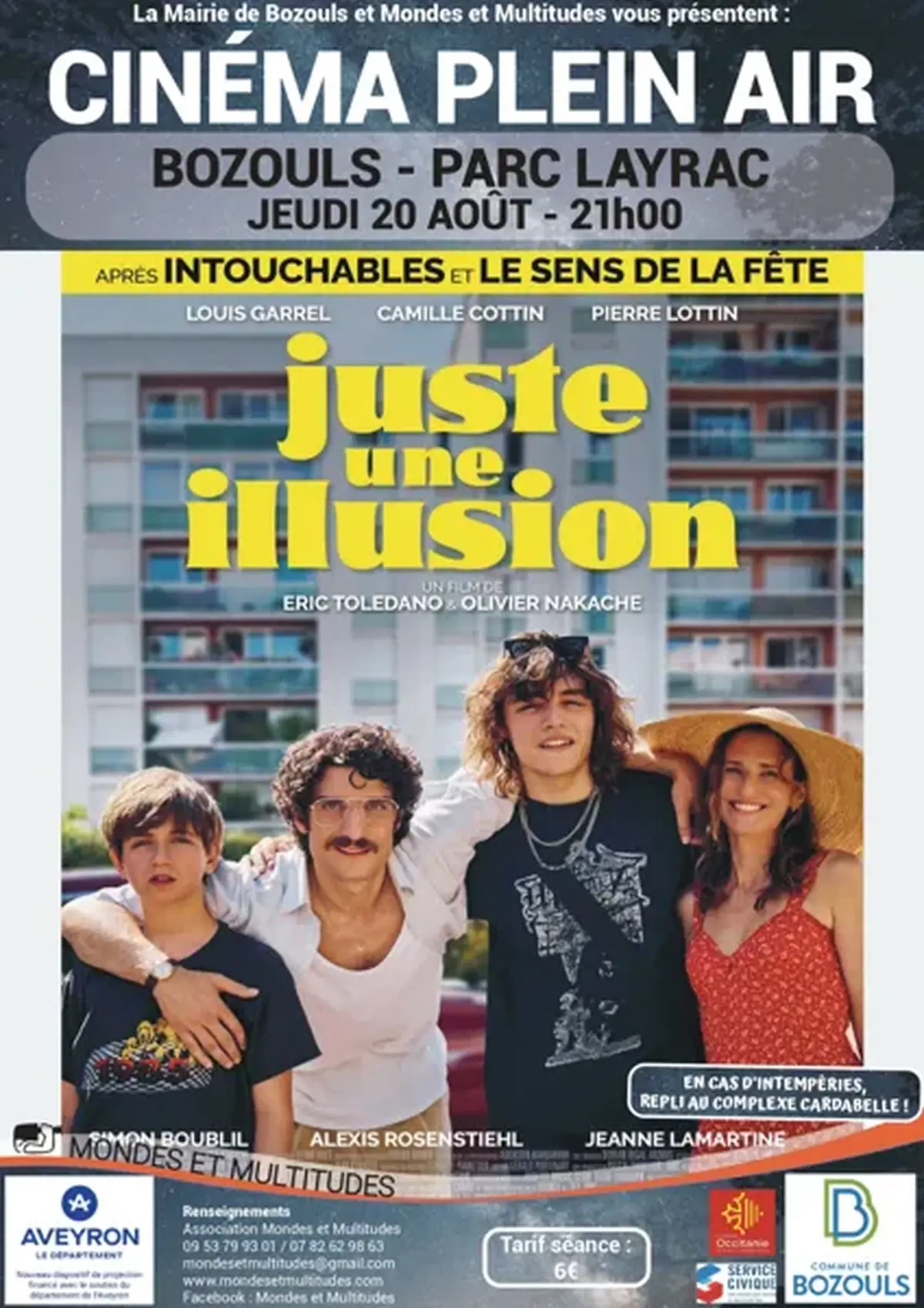 Cinéma plein air - Juste une illusion