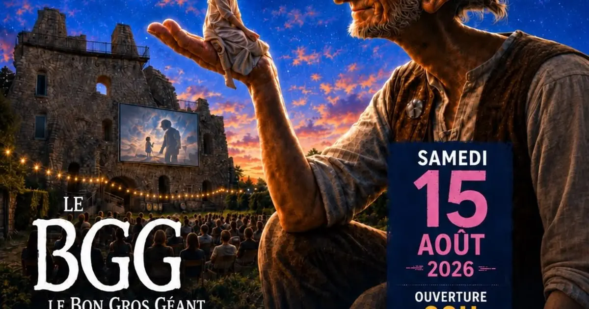 CINEMA PLEIN AIR : Le Bon Gros Géant