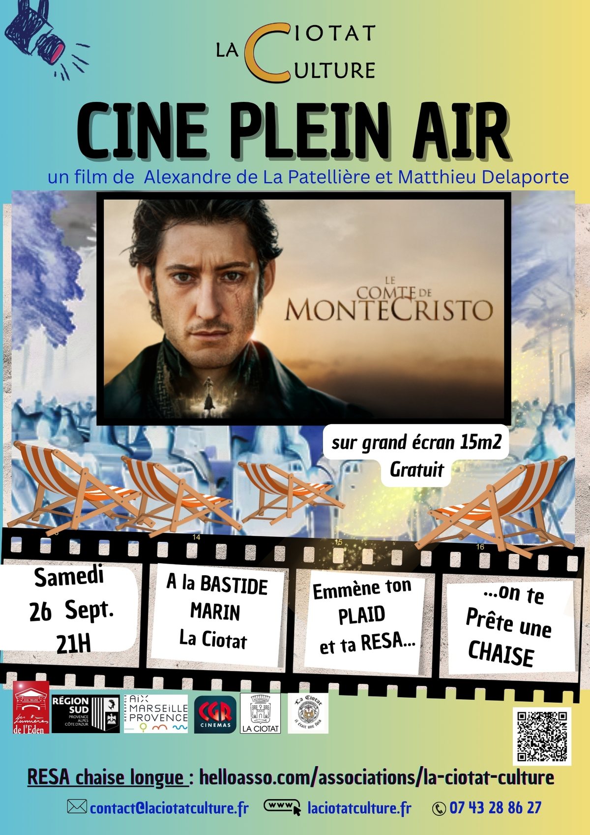 Cinéma plein air - Le Comte de Montecristo