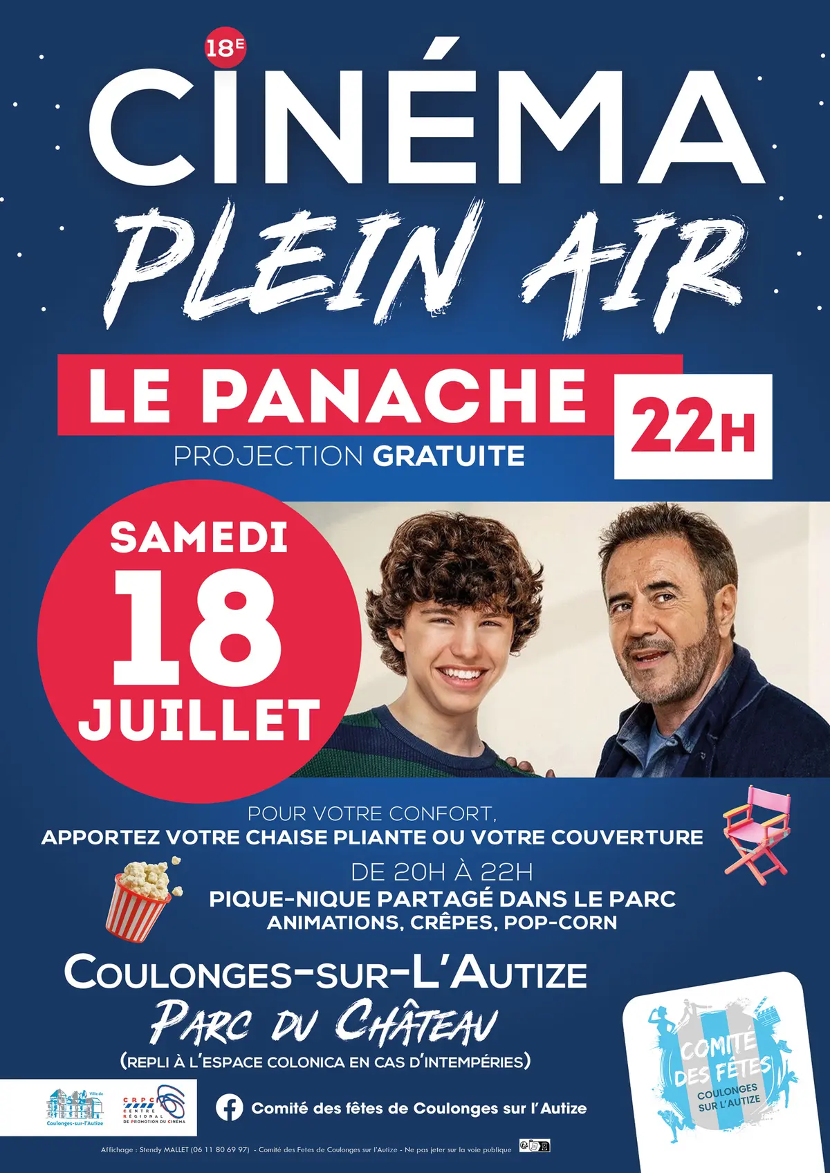 Cinéma plein air Le panache