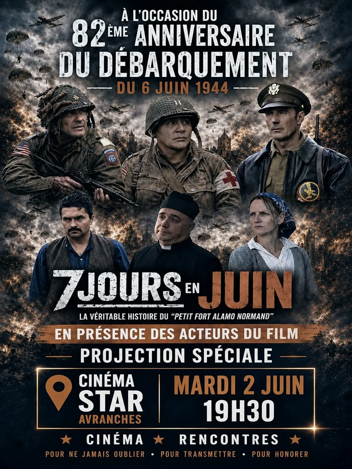 Cinéma - Projection spéciale 7 jours en Juin