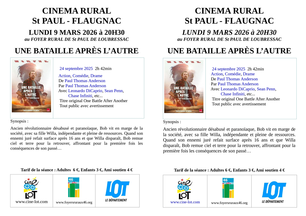 Cinéma Rural : Une bataille après l'autre