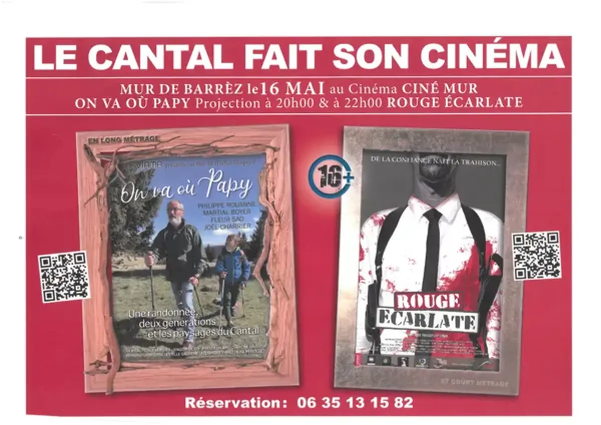 Cinéma : Soirée spéciale Le Cantal fait son cinéma
