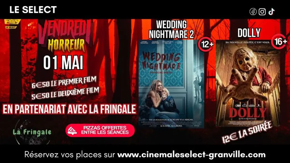 Cinéma - Vendredi horreur: Wedding nightmare 2 et Dolly