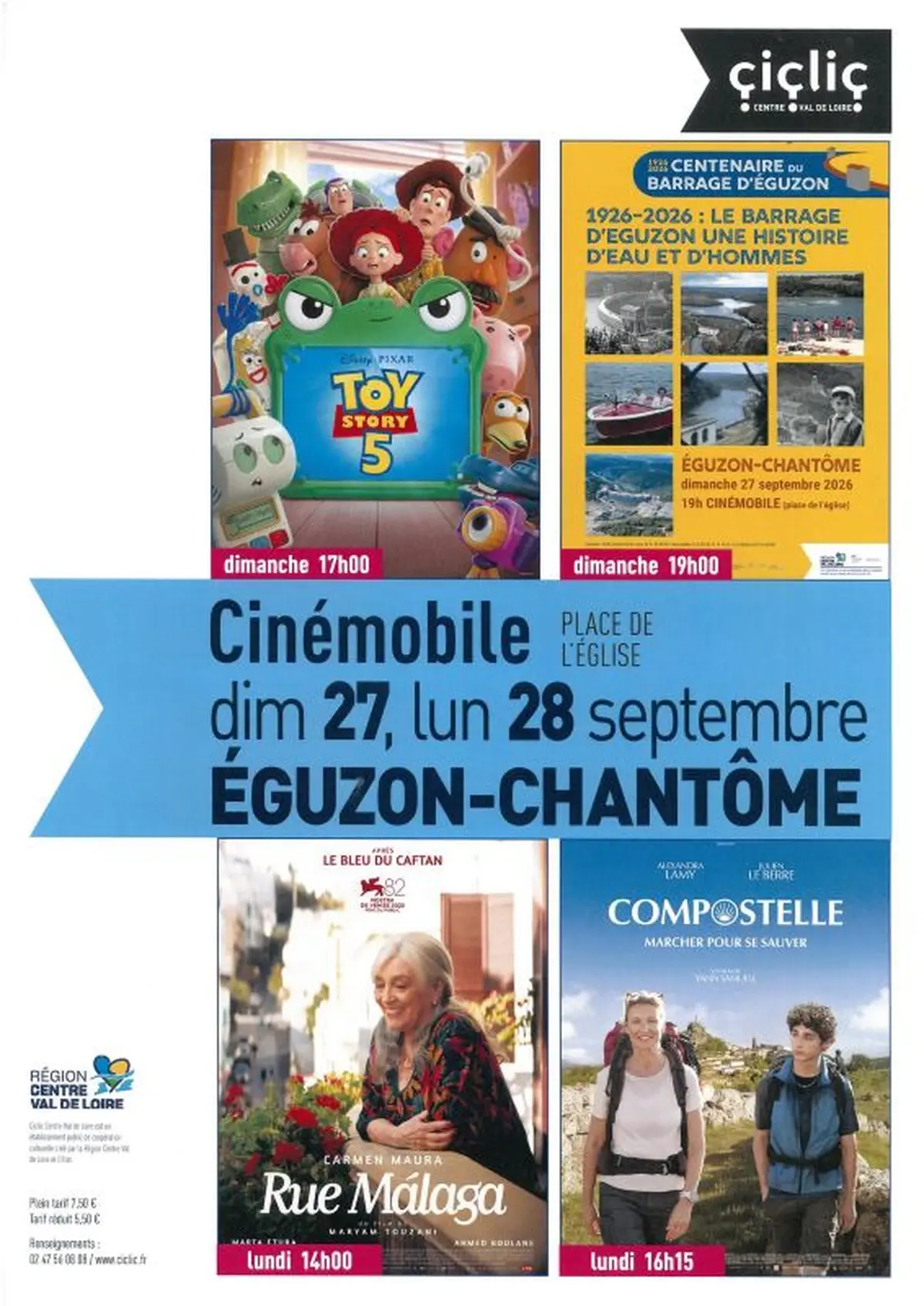 Cinémobile à Eguzon