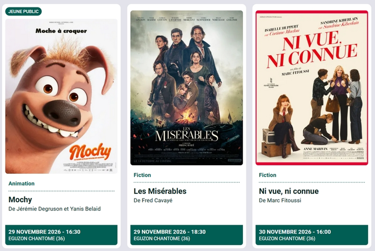 Cinémobile à Eguzon