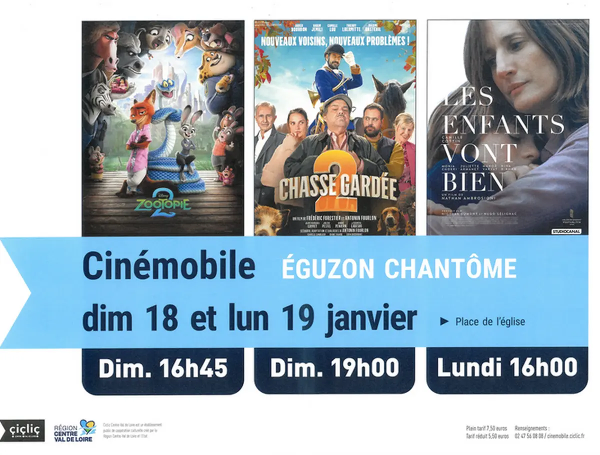 Cinémobile à Eguzon