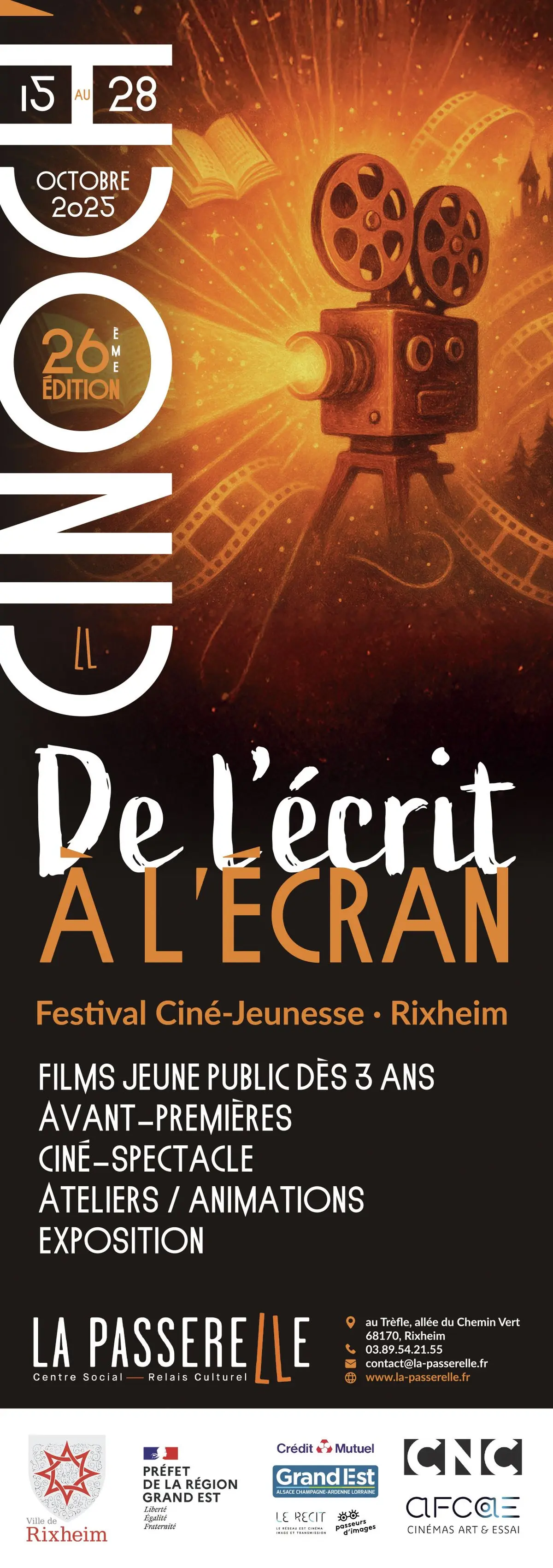 Cinoch' et sa thématique 2025 De l'écrit à l'écran