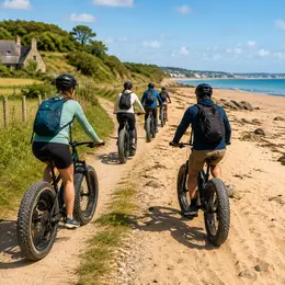 Circuit accompagné en fat bike électrique : patrimoine et produits locaux