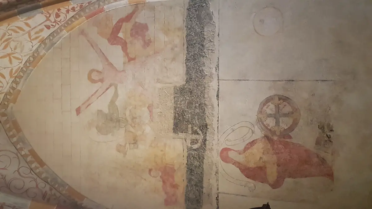 Circuit des peintures murales gothiques : Église Saint Martin de Prissac