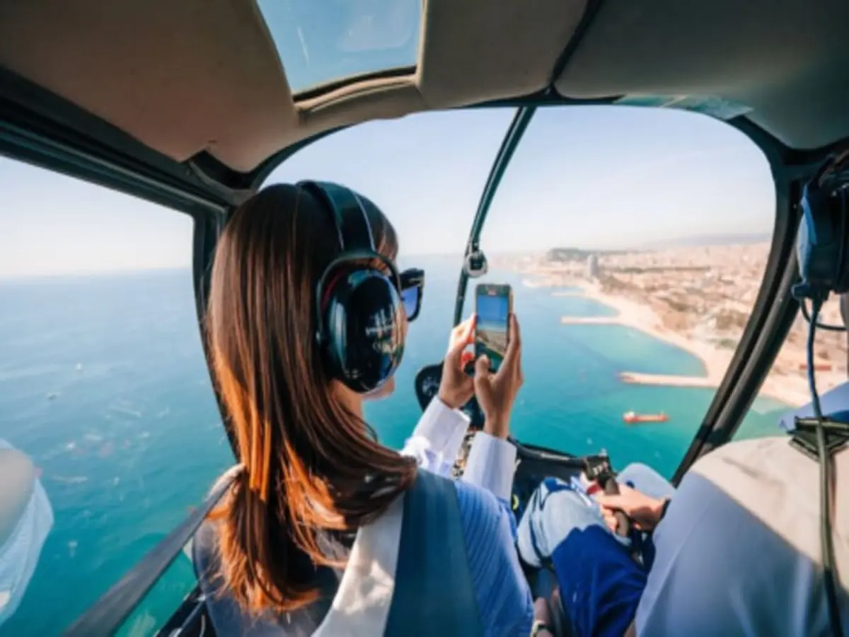 Circuit panoramique en hélicoptère au départ de Nice
