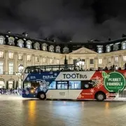 Circuit touristique de Noël en bus panoramique à Paris