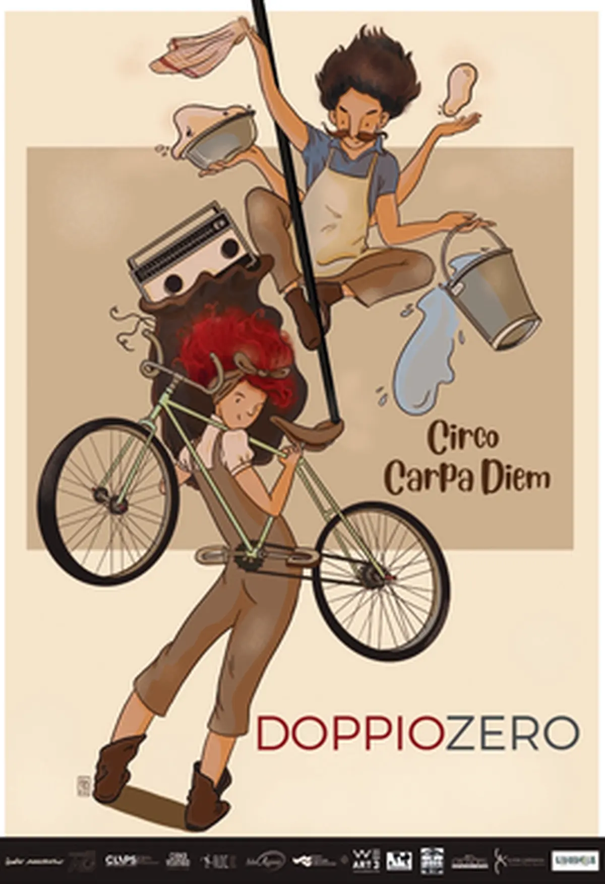 Cirque  Doppio Zero  à Aiffres
