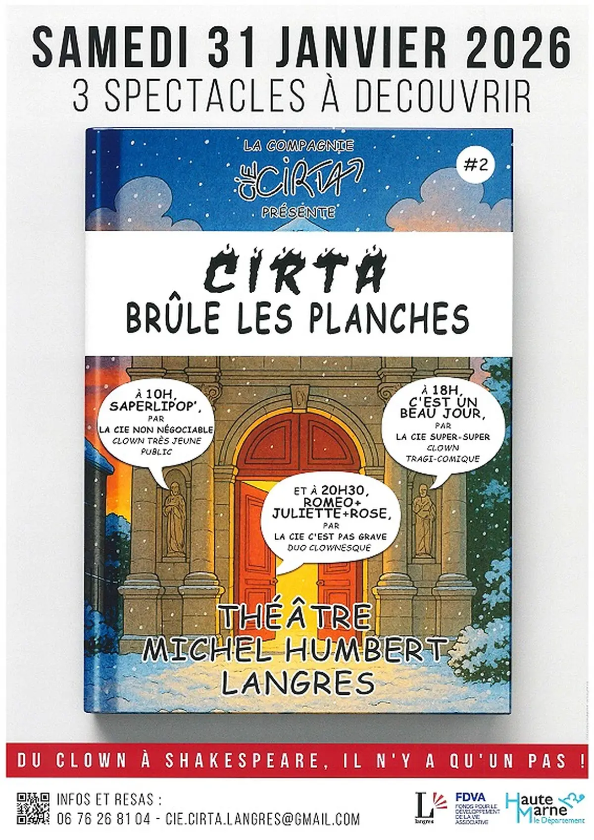 Cirta brûle les planches