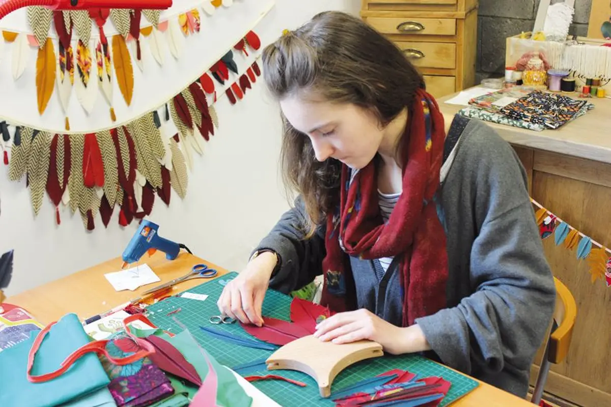 Dans l'atelier de Lou d'Adélaïde à la Cité Danzas