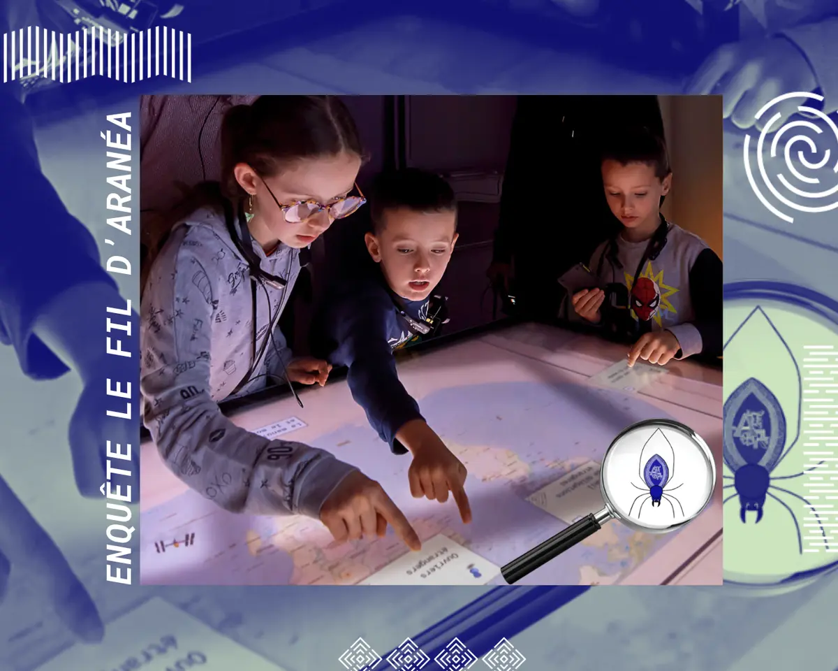 Cité de l'accordéon et des patrimoine : Enquête au musée : Le fil d'Aranéa