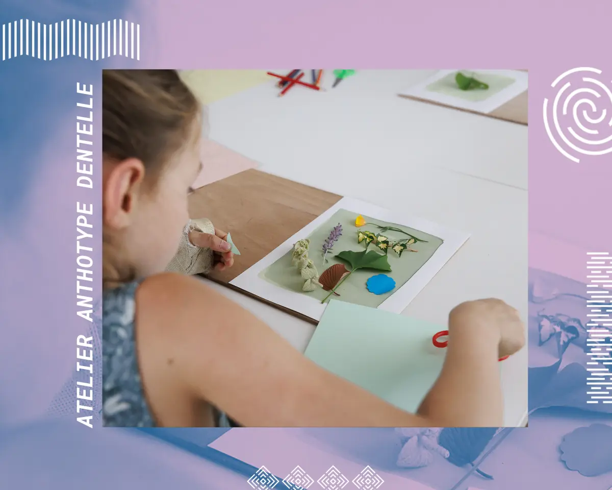 Cité de l'Accordéon et des Patrimoines : Atelier impression - Dentelle et végétaux