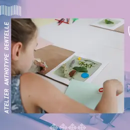 Cité de l'Accordéon et des Patrimoines : Atelier impression - Dentelle et végétaux
