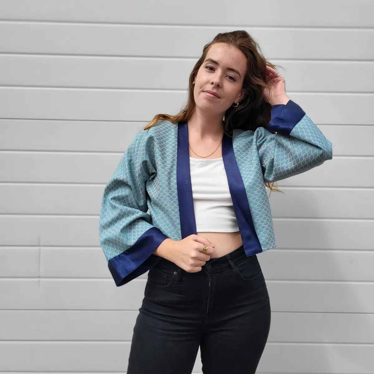 Un kimono les Surcyclés fabriqués à Mulhouse 