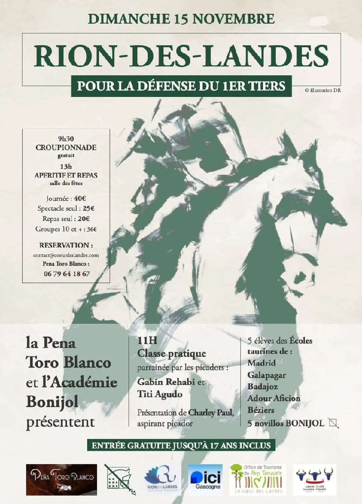 Classe pratique pour la défense du 1er tiers