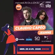 Claudio Capeo et Jeanne : showcase Radio Star live