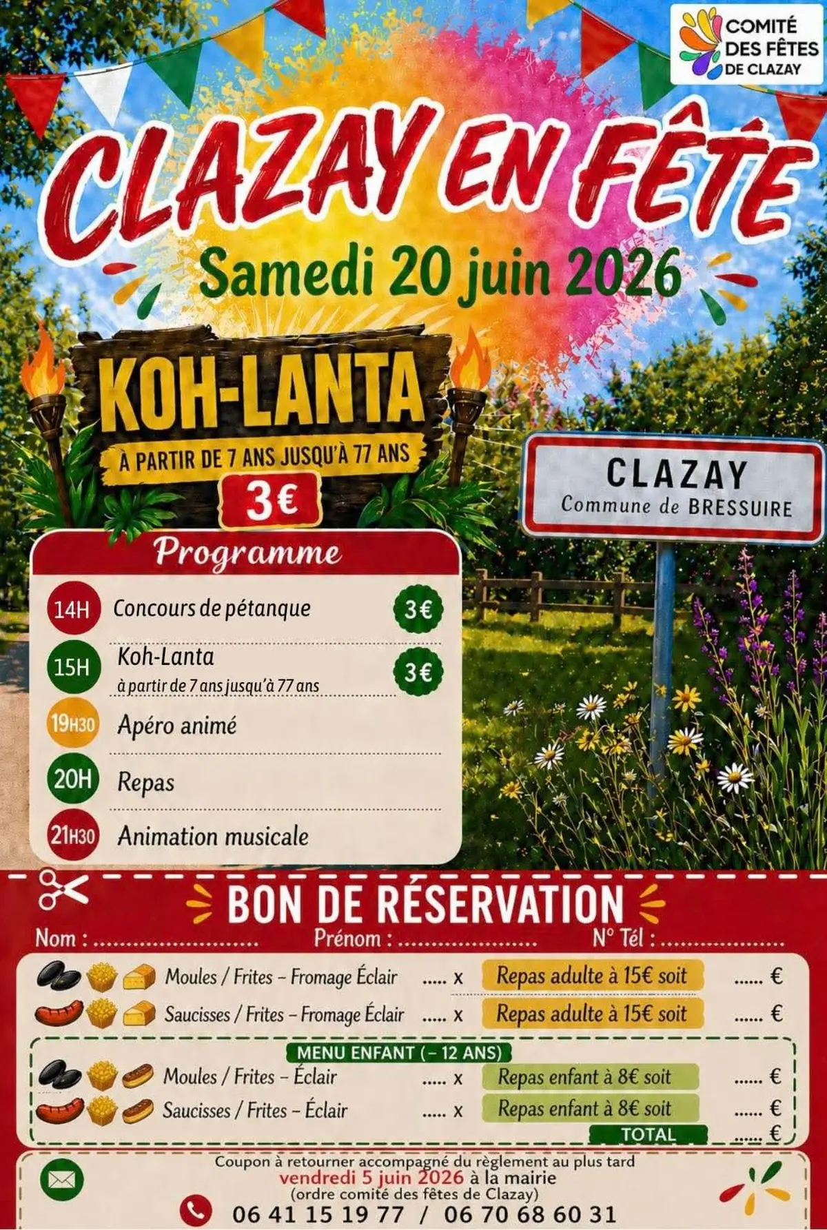 Clazay en fête