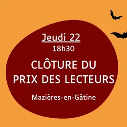 Clôture du prix des lecteurs