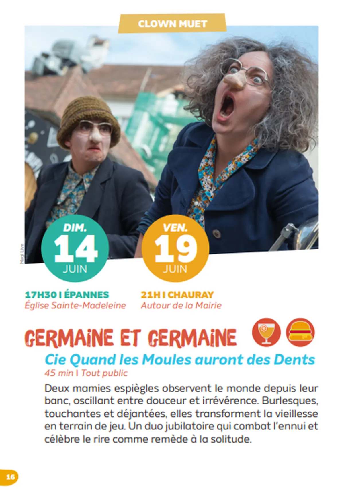 Clown Muet - 5e saison à Epannes