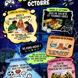 Club Ados – Programme des vacances d’octobre