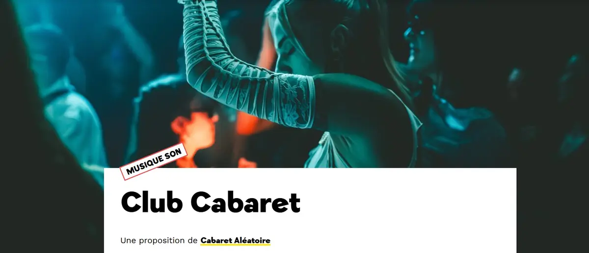 Club cabaret été 2026