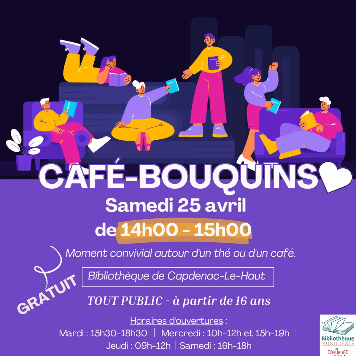 Club coup de cœur à la Bibliothèque de Capdenac-Le-Haut