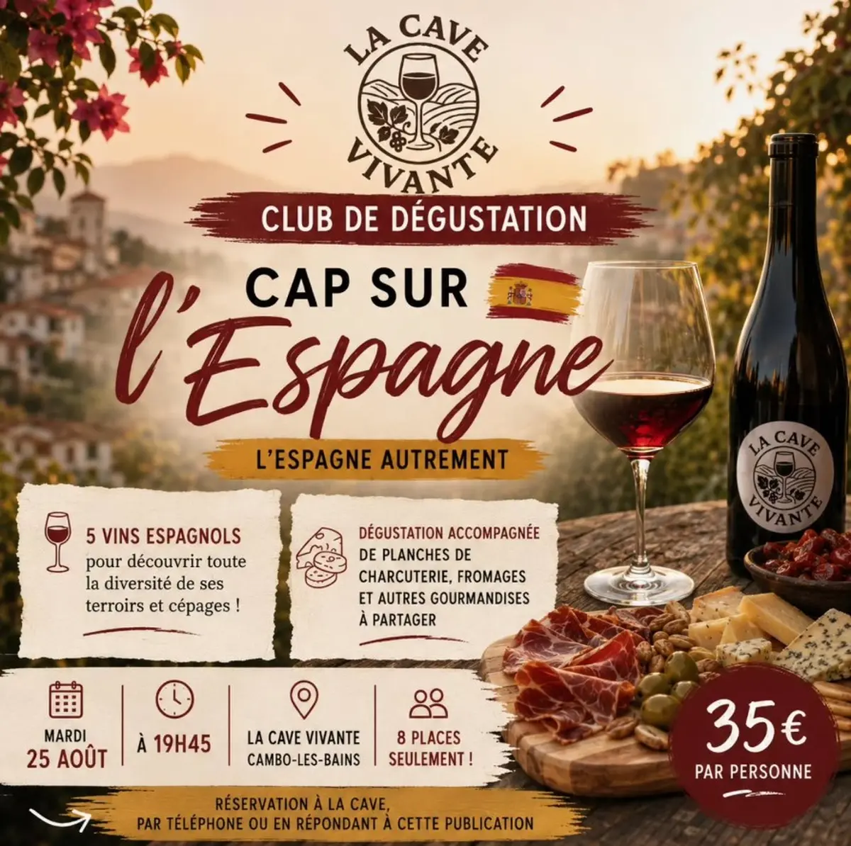 Club de dégustation - Cap sur l'Espagne