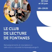Club de lecture à la bibliothèque de Fontanes