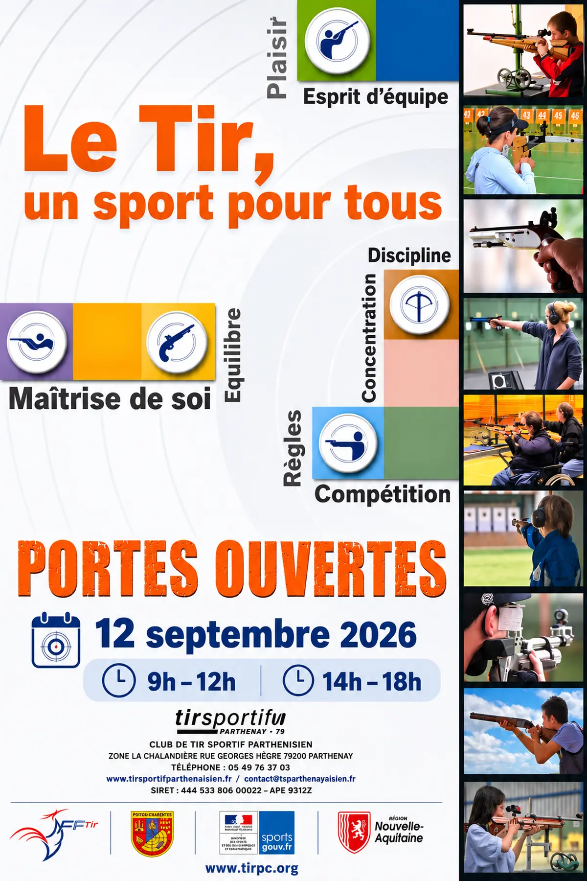 Club de tir : portes ouvertes !