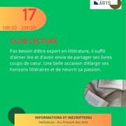 Club lecture au Prieuré des Arts à Saint-Rémy