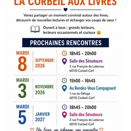 Club lecture - La Corbeil aux Livres