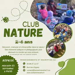 Club nature 2 - 6 ans
