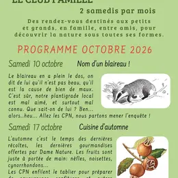 Club Nature en famille : Cuisine d'automne