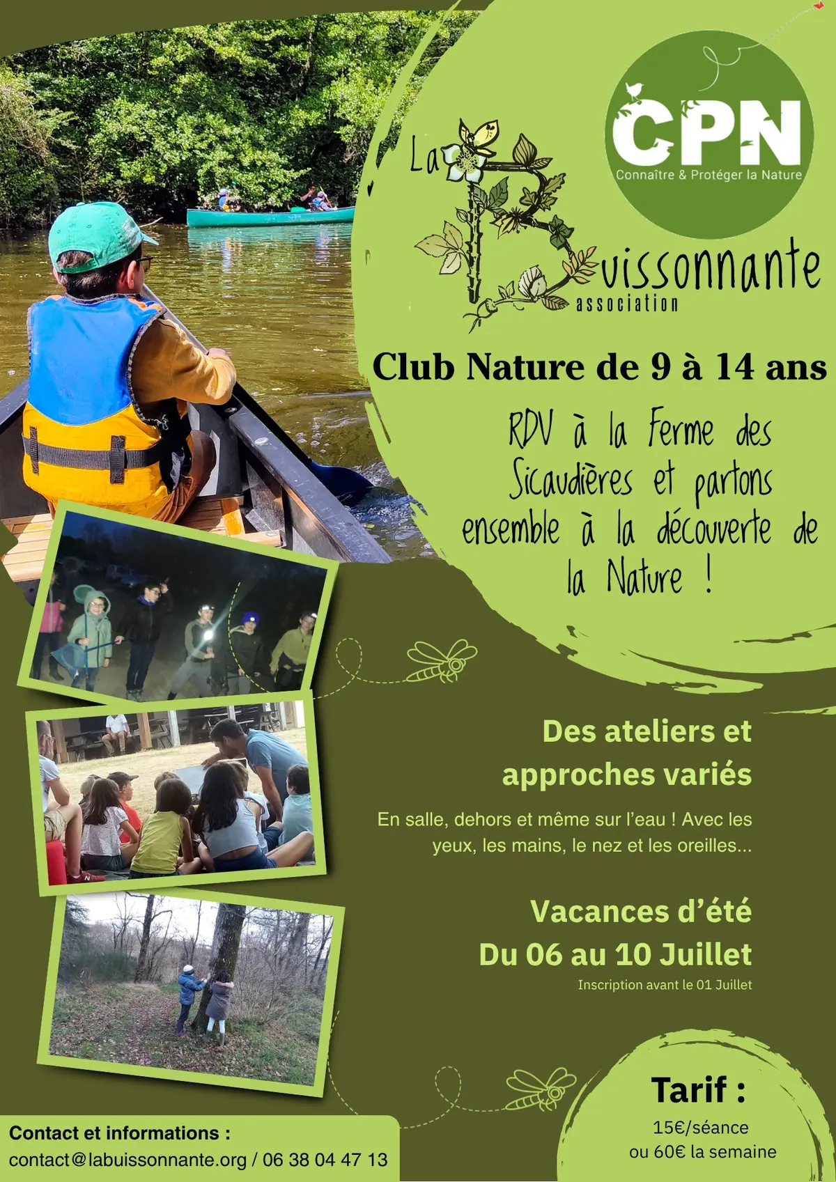 Club Nature - Fabrication de cyanotype et encre végétale